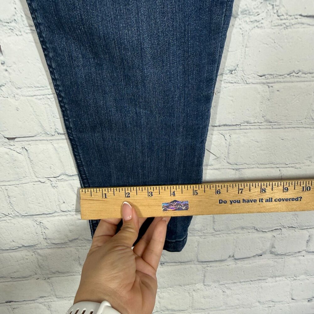 Democracy Ab Solution Jeans Womens 8 Dark Wash Skinny Stretch High Rise Denim - Picture 13 of 16